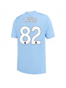 Manchester City Rico Lewis #82 Heimtrikot 2023-24 Kurzarm